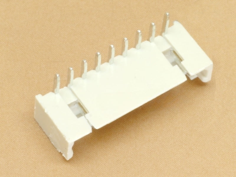 9 pin JST 1.25mm Through Hole Header Horizontal Right Angle