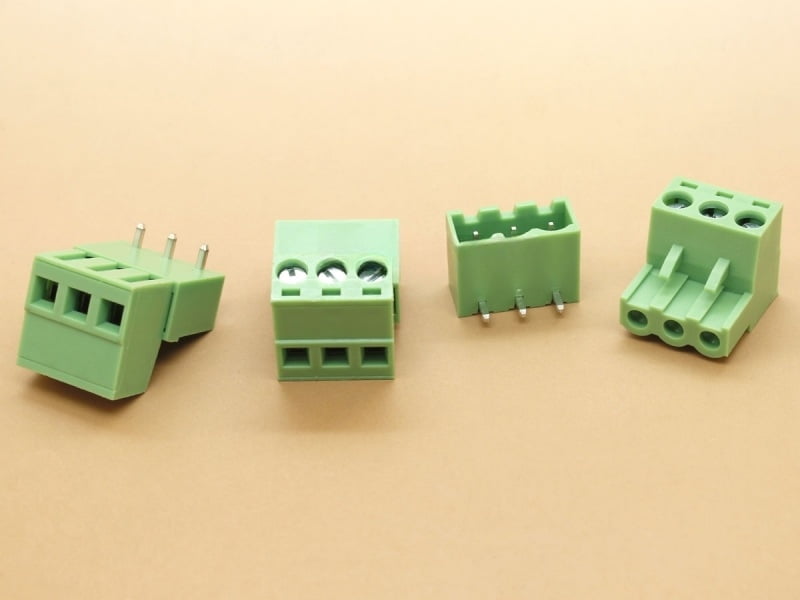 Terminal 3 Pin R/A 5.08mm Pluggable Right Angle