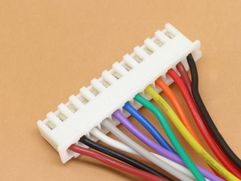 12 pin JST XH, 2.5mm, One side Female with 30cm Wires