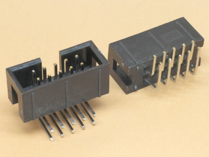 10 pin Box Header, Right Angle
