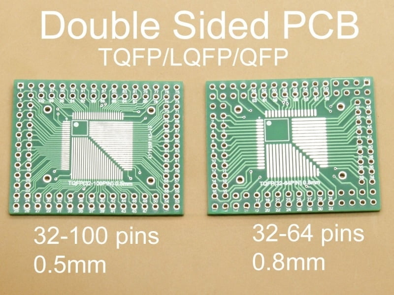 32-100 pins 0.5/.8mm Quad ICs Adapter PCB