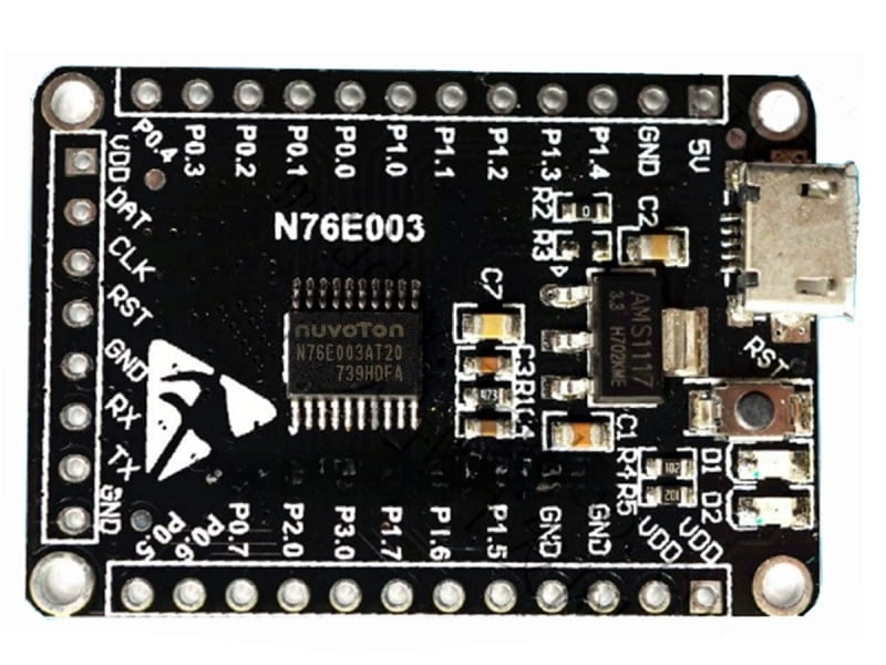N76E003 - N76E003AT20 Nuvoton Development Board