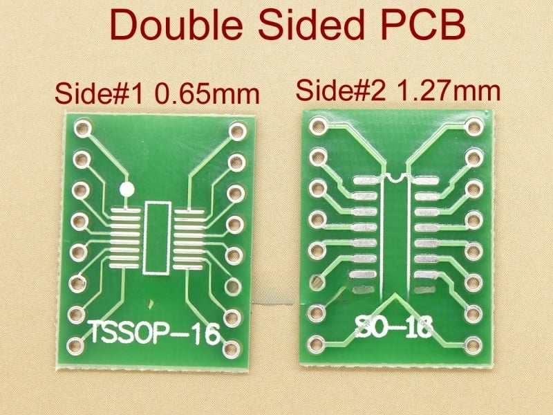 SOIC16 SSOP16 0.65mm 1.27mm SMD Adapter PCB