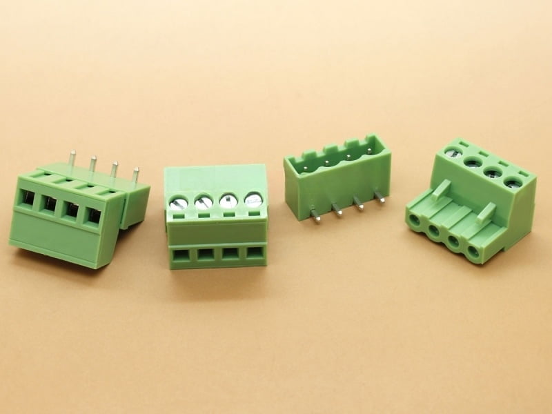 Terminal 4 Pin R/A 5.08mm Pluggable Right Angle