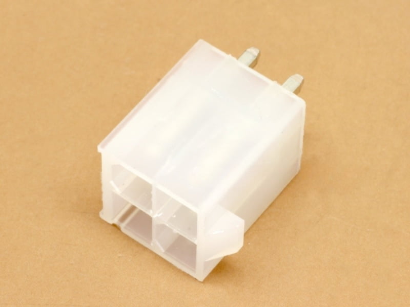 4P 2x2 Minifit 4.2mm Straight Female PCB Header