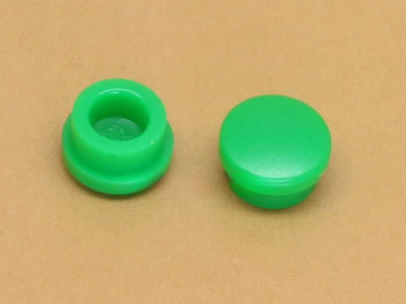 Green Cap for 6x6x7.3mm and 6x6x10mm