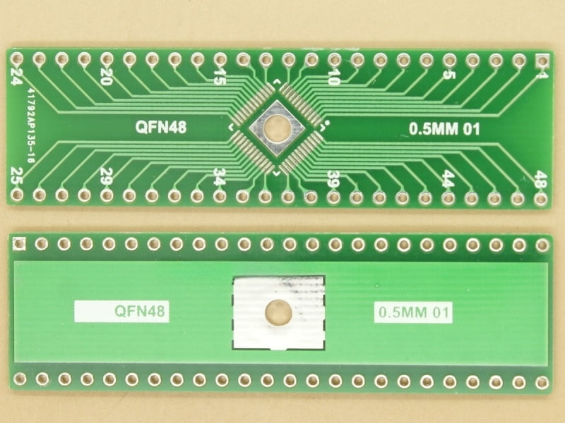 QFN48 0.5mm SMD Adapter PCB