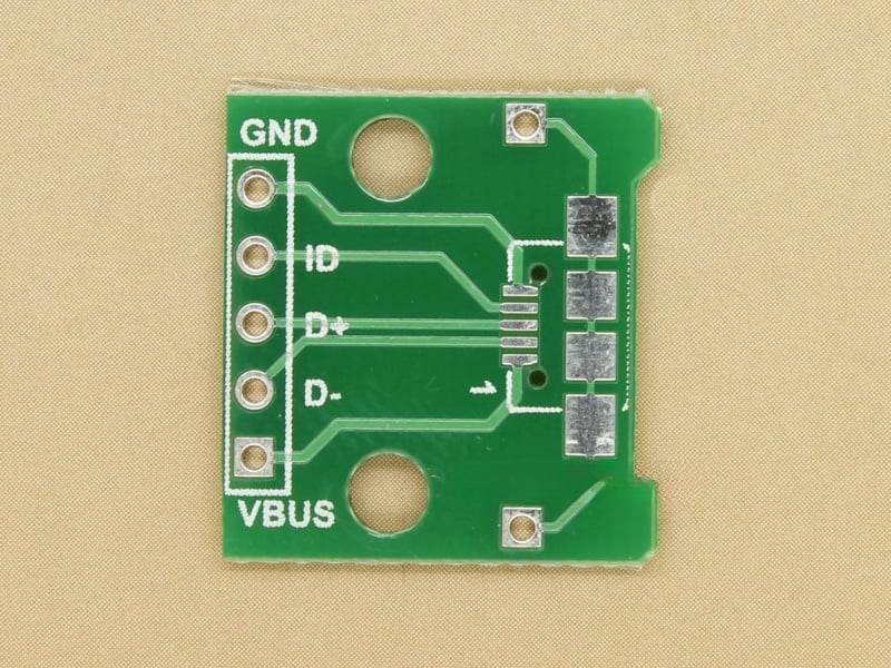 Micro USB Breakout PCB