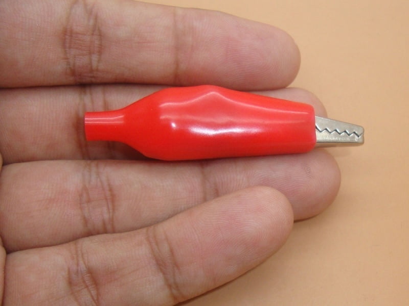 Alligator Crocodile Clip - Red