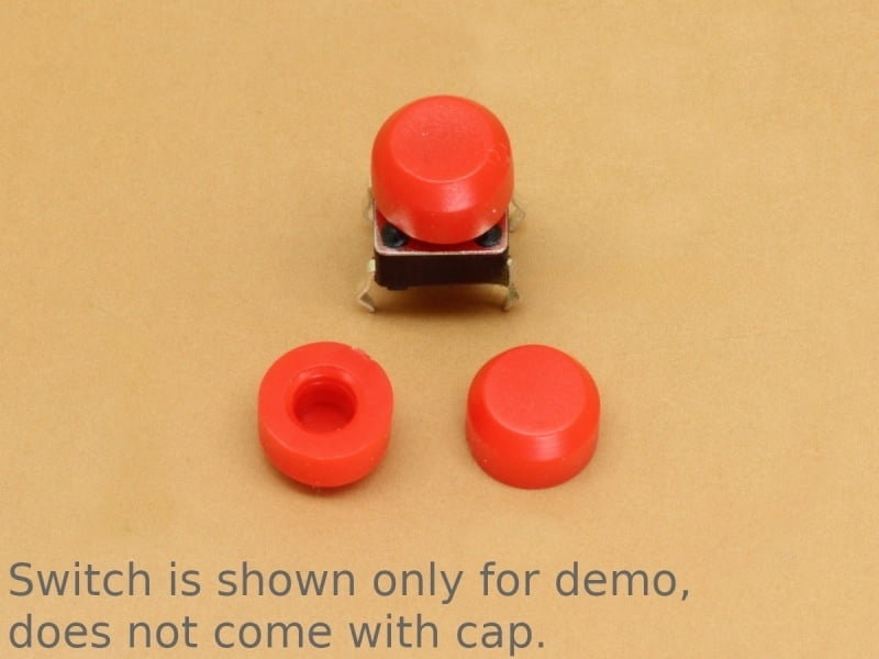 Red Soft Silicone Switch Cap