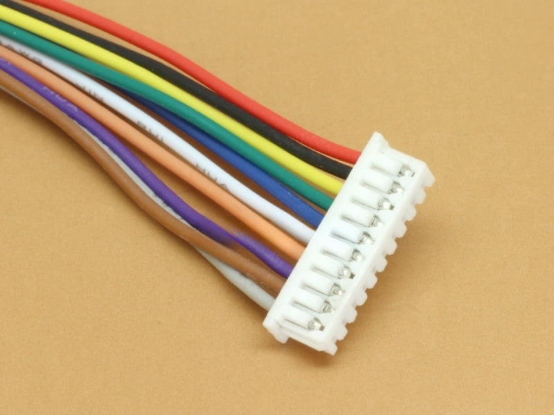 10 pin JST 1.25mm One Side Female with 30cm Wires