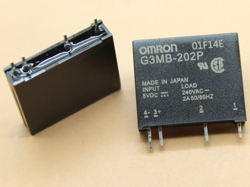 Solid State Relay(SSR) DC(5V) - AC(100-240V) 2A