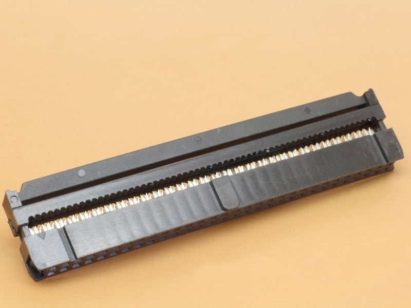 60 pin IDC Female Connector with Strain Relief