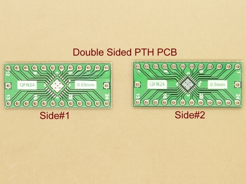 QFN24 0.5mm 0.65mm SMD Adapter PCB