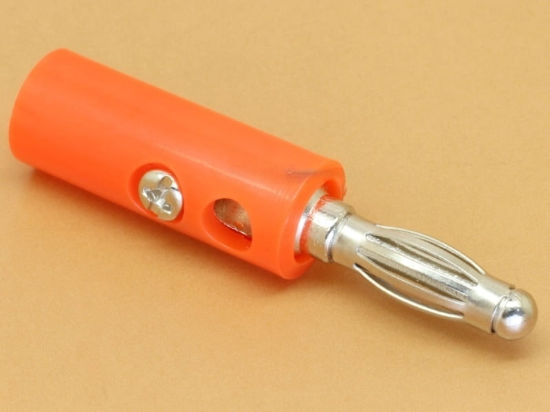 Red Banana Plug 4mm