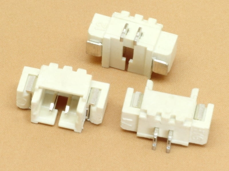 2 pin SMD JST 1.25mm Side Entry Header