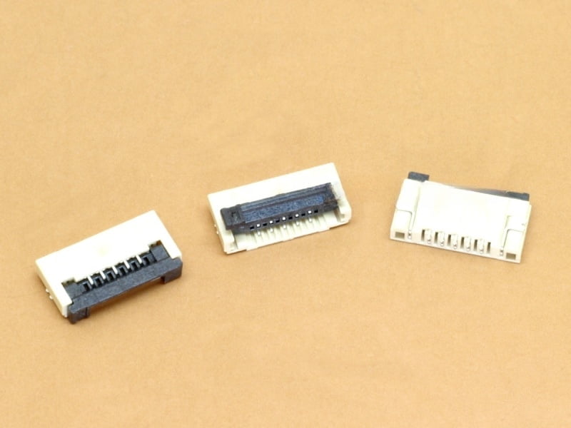 5 Pin 1mm Flip Lock FFC/FPC Bottom Contact Connector