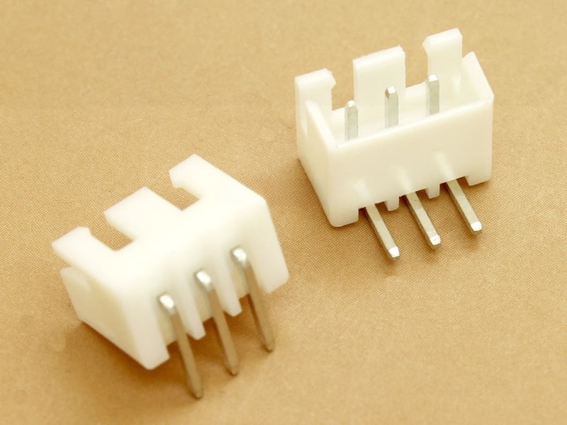 3 pin JST XH 2.5mm Side Entry Header