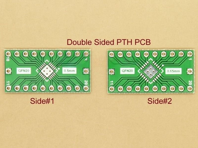 QFN20 LFCSP20 0.5mm 0.65mm SMD Adapter PCB