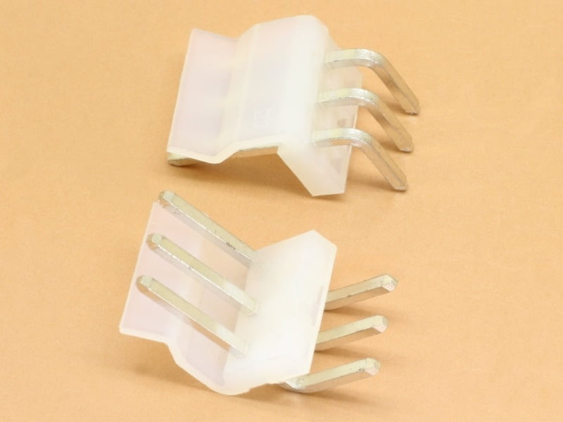 3P CPU CH 3.96mm Male Side Entry Right Angle PCB Header