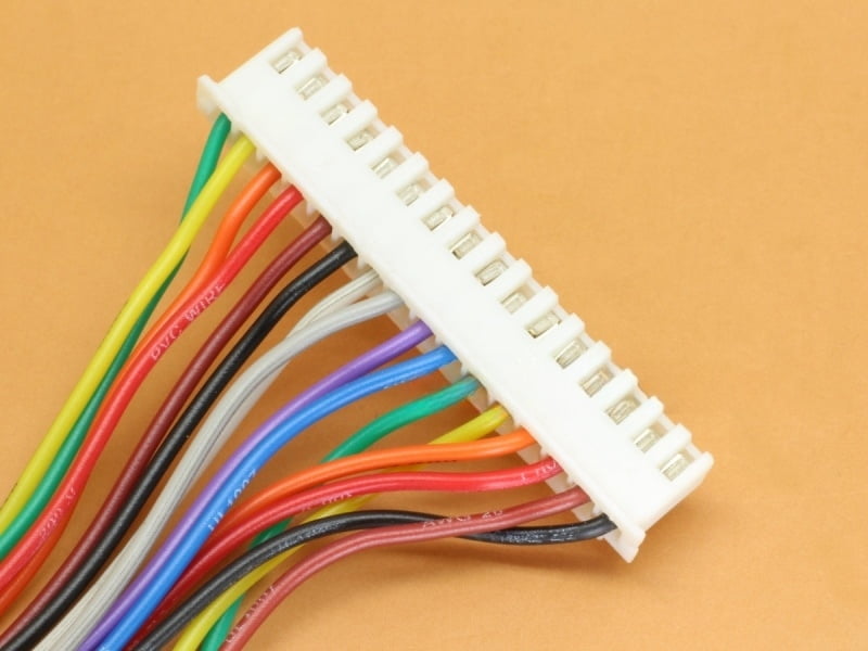 16 pin JST XH, 2.5mm, One side Female with 30cm Wires