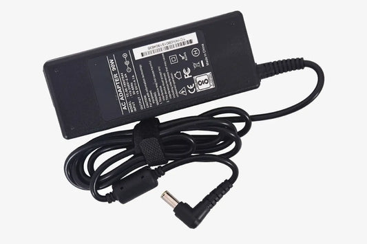 90W Laptop Adapter Compatible for Sony Vaio PCG-61211M, 15 15E Series (19.5V, 4.7A) (Power Cord Included)