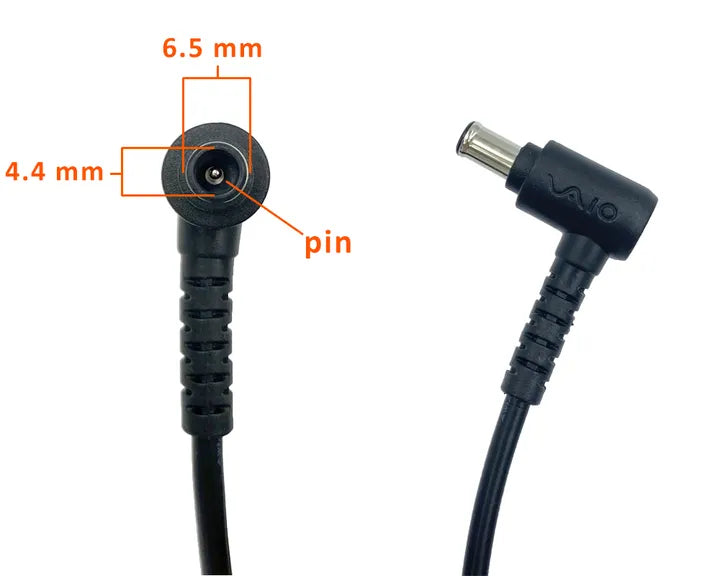 92W Laptop Adapter Compatible for Sony (19.5V 4.7A) 6.5mm x 4.4mm (Power Cord Included)
