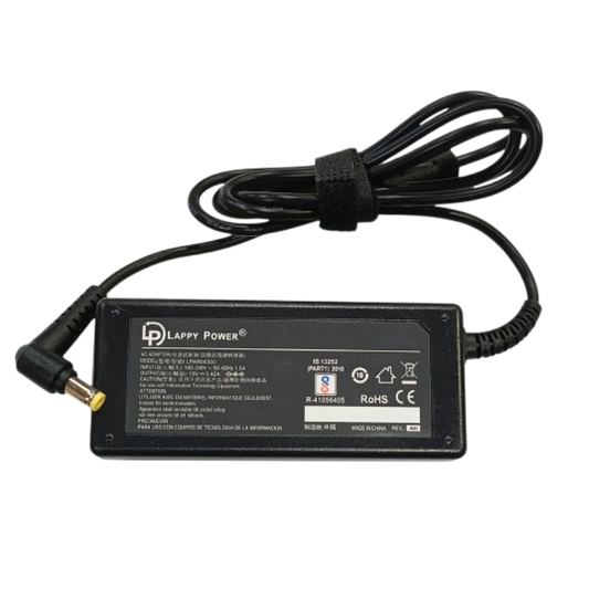 Laptop Adapter compatible for ACER (65W 3.42A 19V) - 5.5mm x 1.7mm Pin | Suitable for Aspire 5741G, E1-571G Series