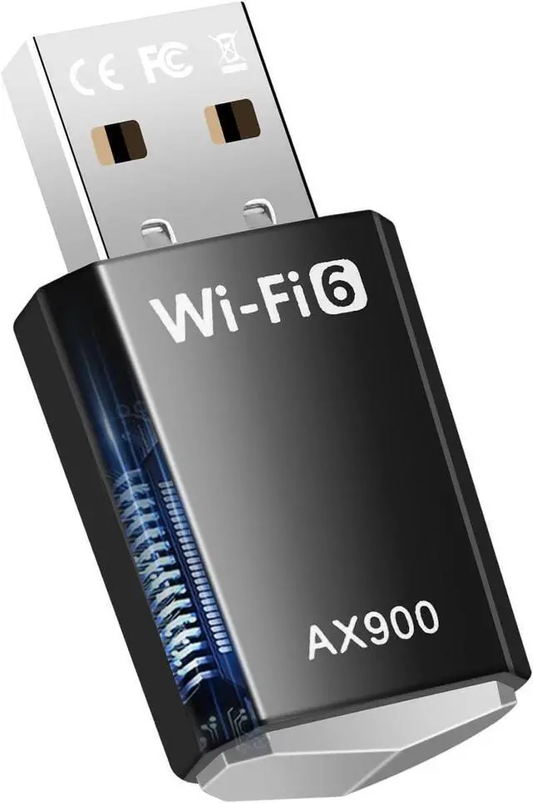 2-in-1  Wi-fi 6 + Bluetooth 5.4 USB Adapter 900 Mbps