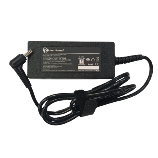Laptop Adapter compatible for ASUS (45W 2.37A 19V) - 4.0mm x 1.35mm Pin | Suitable for R540 X200C,Vivobook F201E, S200E ZenBook UX31A