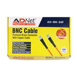 BNC Cable Premium Brass Connector with Copper Cable