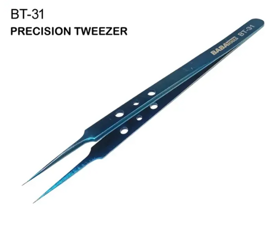 BT-31 Premium Quality Long Tip Stainless Steel Tweezer