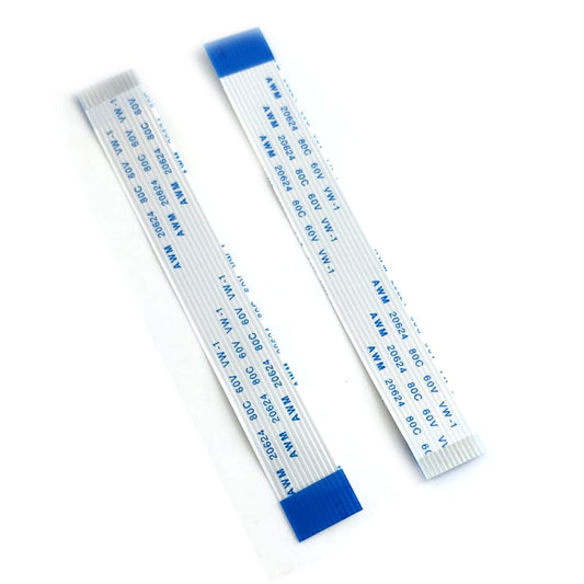 12 Pin 1mm Pitch 100mm Reverse Side Connection FFC Ribbon Flexible Flat Cable