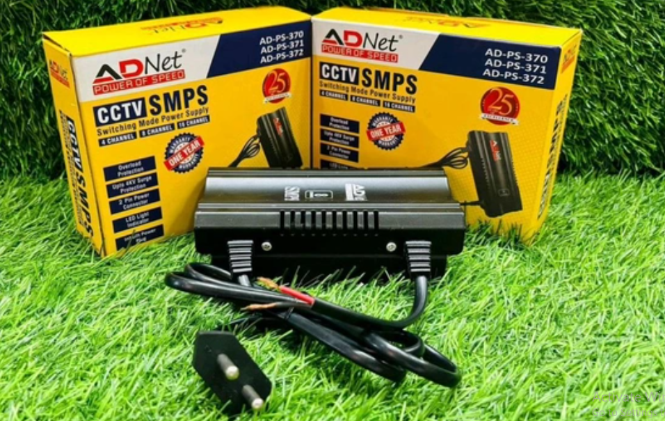 CCTV SMPS 8 Channel 12V DC Power Supply for Security Systems