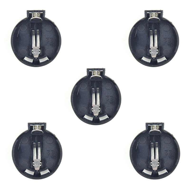 CR2032 CR2025 Coin RTC Battery Socket Holder (Pack of 5)