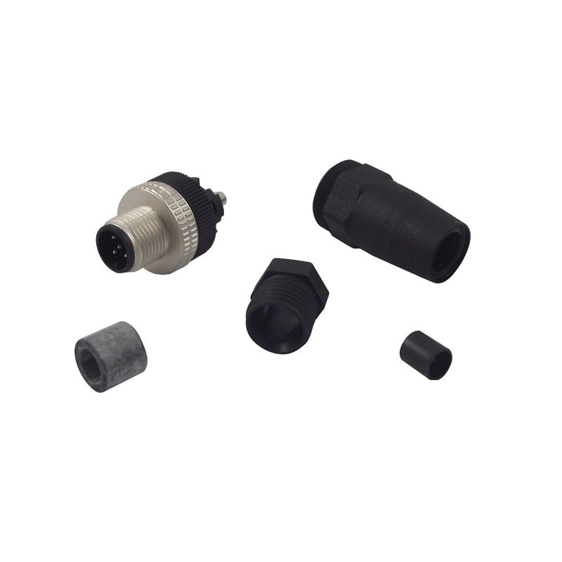 ELST 5012 E Series PG7 M12 A-Coded Cable Mount Plug – 5 Pin Screw Type Circular Connector