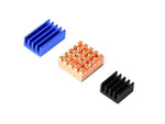 Colorful Heat Sink Set for Raspberry Pi 4B/3B+