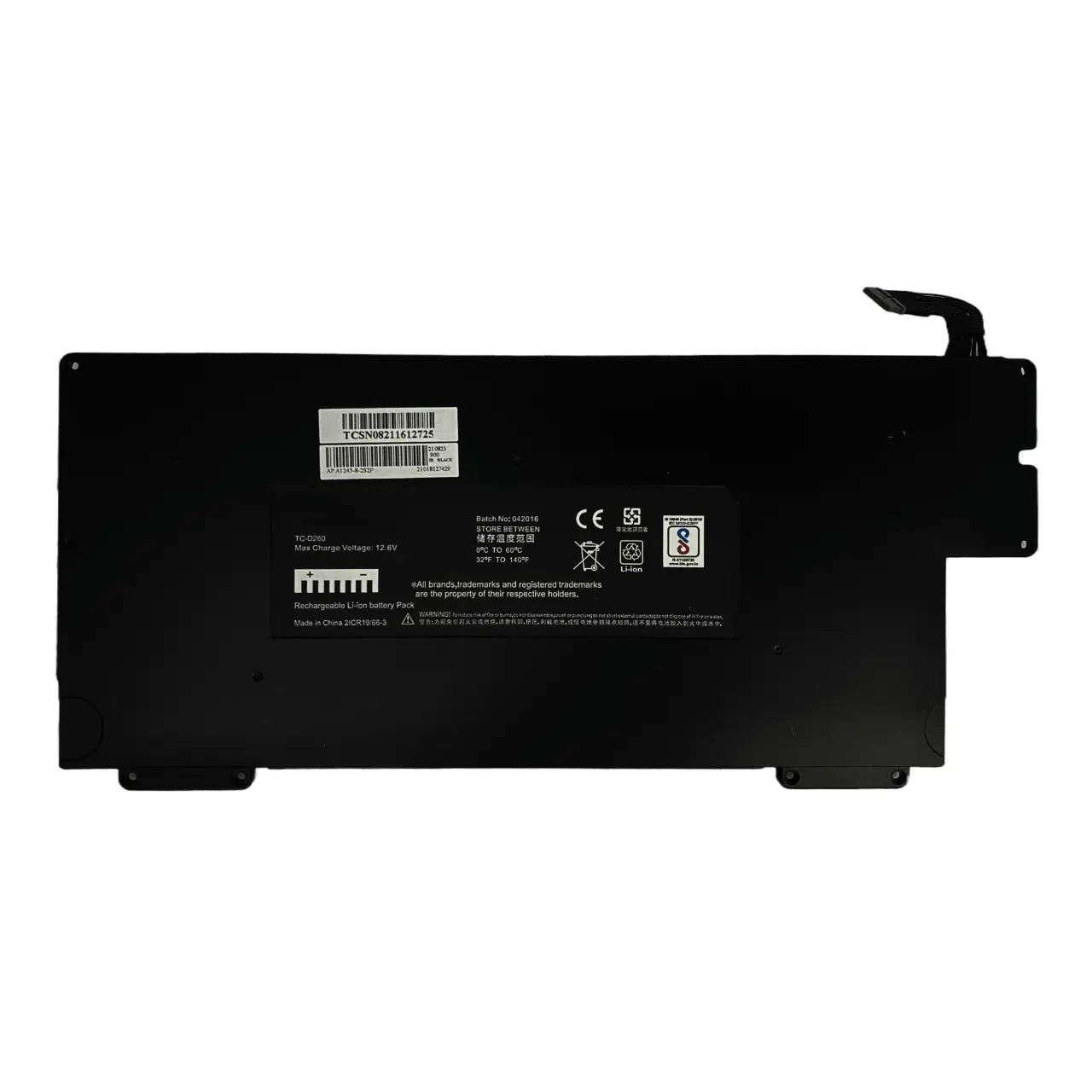 Compatible Laptop Battery for Apple A1245 - A1237 A1304 Laptop (4400mAh, 4-Cell)