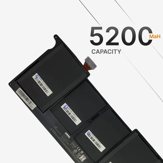 Compatible Laptop Battery for Apple A1406 - A1495 Macbook Air 11.6-inch MD711 , MD712 , MD711LL/A Laptops (5200mAh, 4-Cell)