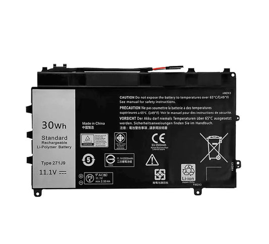 Compatible Laptop Battery for Dell 271J9 - 0GWV47, Latitude 7350, P58G001 Laptops (2200mAh, 3-Cell)