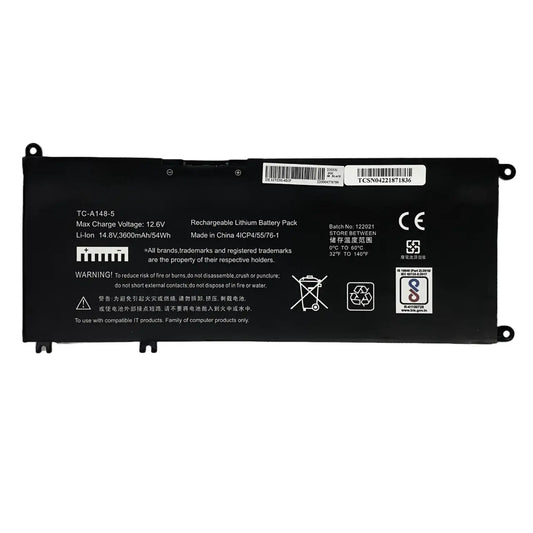 Compatible Laptop Battery for Dell 33YDH - INSPIRON 15-7577, 7588, latitude 3480, 3490 Laptops (3600mAh, 4-Cell)