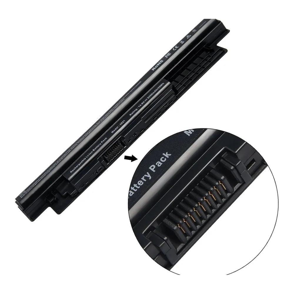 Compatible Laptop Battery for Dell 3521 / 5421 6C - Inspiron 15 3521, 17R 5721, Latitude 3440, Vostro 3445 Laptops (4000mAh, 6-Cell)