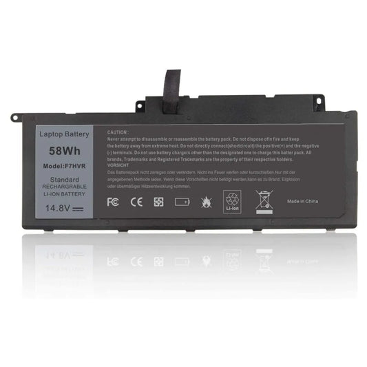 Compatible Laptop Battery for Dell 7537 - F7HVR, T2T3J, G4YJM, 062VNH, 17 7737, Inspiron 15 7537 Series Laptops (3800mAh, 4-Cell)