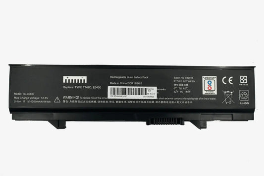 Compatible Laptop Battery for Dell E5400 - Latitude E5500, E5410, E5510 Series Laptops (4000mAh, 6-Cell)