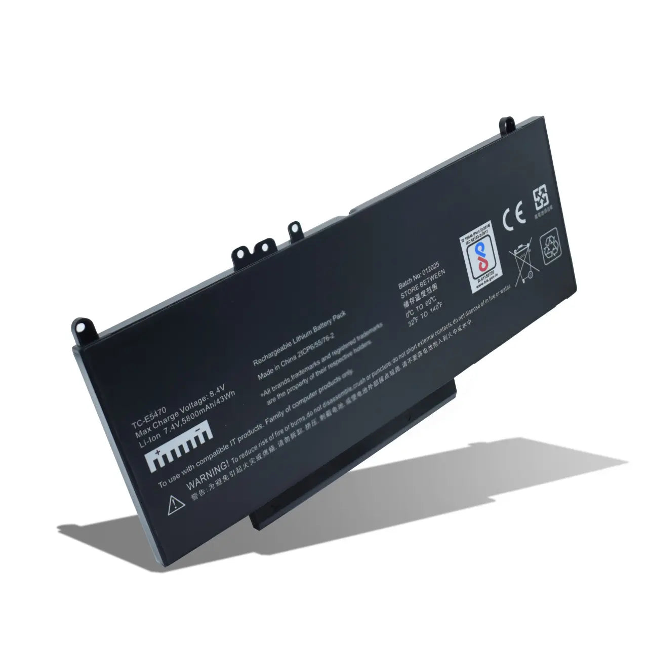 Compatible Laptop Battery for Dell E5470 - Latitude E5450, E5470, E5550, E5570, 6MT4T Laptop (5800mAh, 4-Cell)