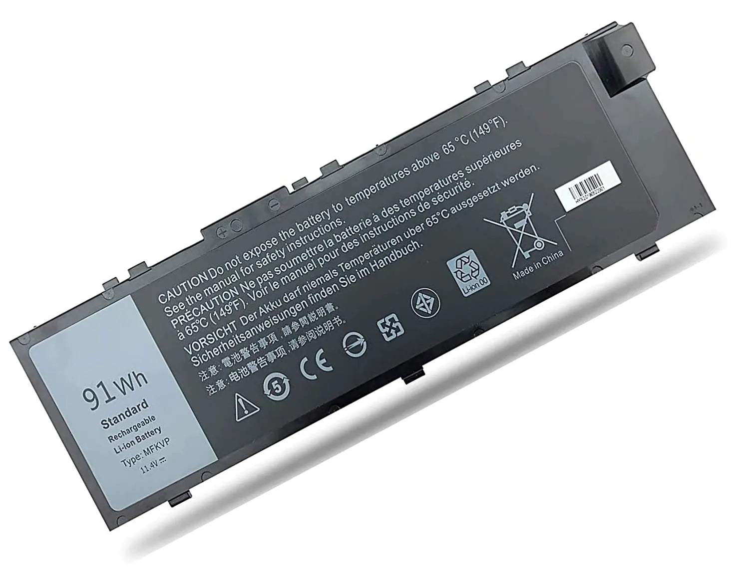 Compatible Laptop Battery for Dell MFKVP - Precision 15 7000 Series(7510) Laptops (7000mAh, 3-Cell)