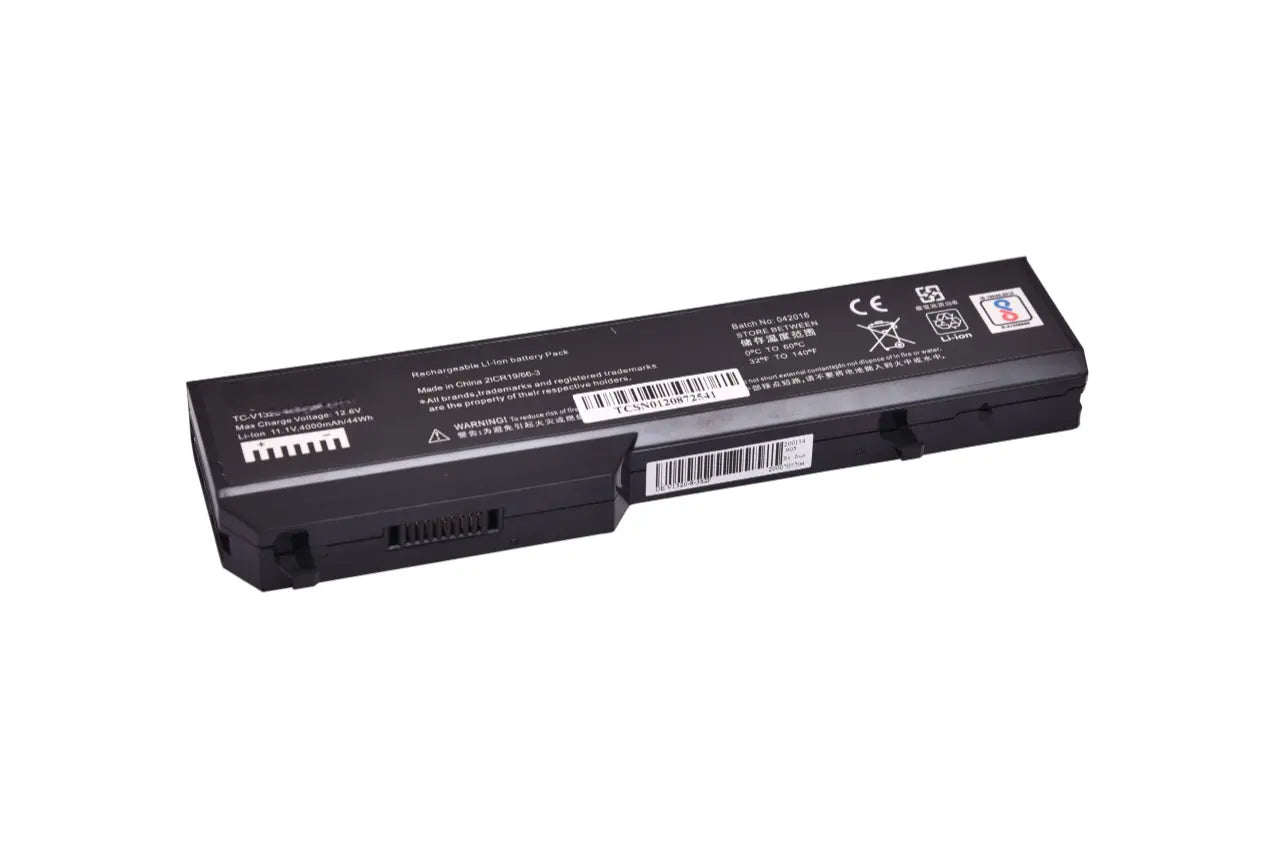 Compatible Laptop Battery for Dell V1310 - Vostro 1320, 1510, 1520, 2510 Laptops (4000mAh, 6-Cell)