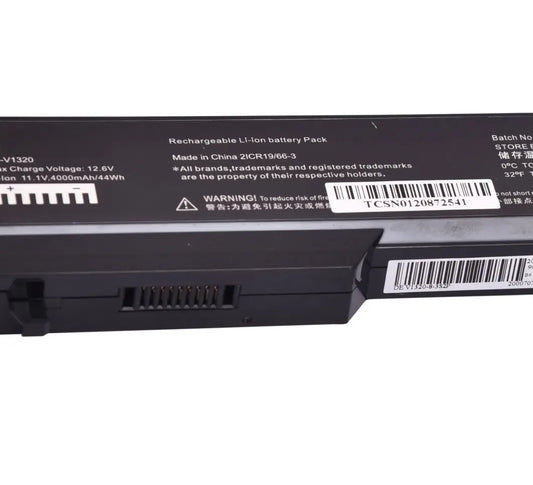 Compatible Laptop Battery for Dell V1310 - Vostro 1320, 1510, 1520, 2510 Laptops (4000mAh, 6-Cell)