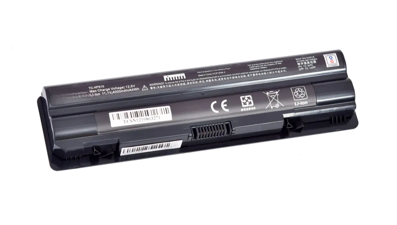 Compatible Laptop Battery for Dell XPS15 - XPS14, XPS17, XPS L502X, XPS L702X Laptops (4000mAh, 6-Cell)
