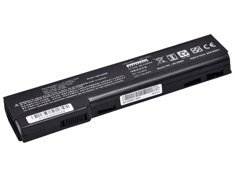Compatible Laptop Battery for HP 6360b - EliteBook 8460p, 8460w, 8560p, ProBook 6560b, 6460b Models (4000mAh, 6-Cell)